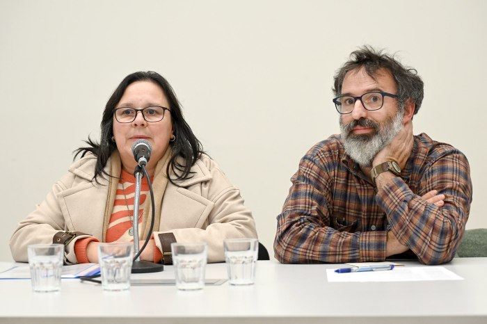 Ministra (i) Gabriela Verde y Coordinador del Área de Primera Infancia Javier Alliaume Autoridades