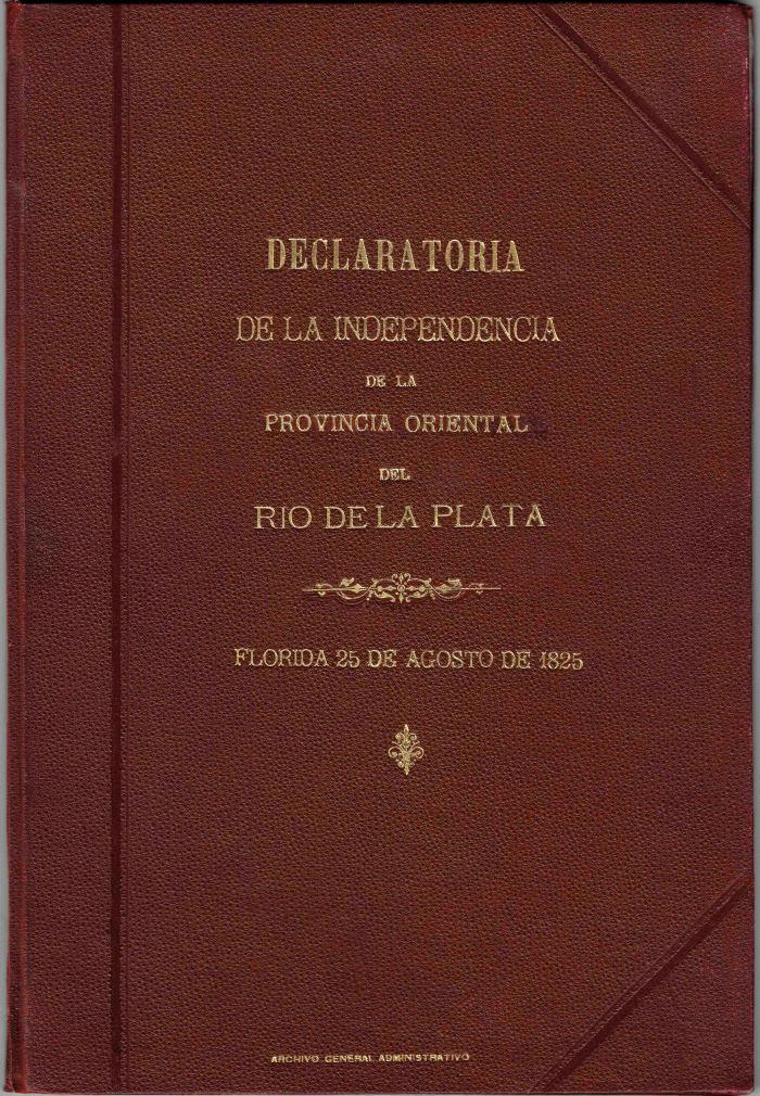 Documento manuscrito, Declaratoria de la Independencia 1825