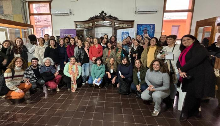 Diálogos Rocha Participantes tomándose una foto
