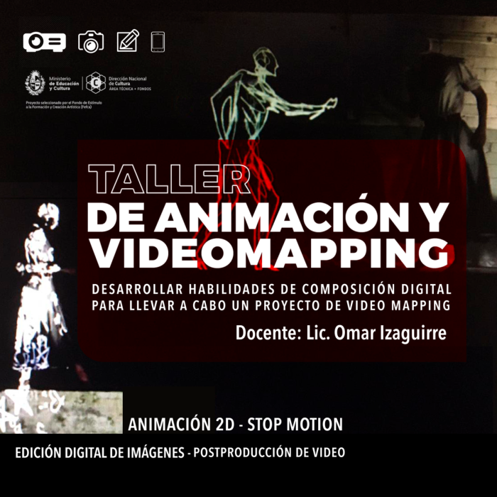 Taller de animación y video mapping para jóvenes en ciudad de la Costa