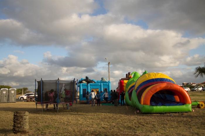 Plano general de una plaza