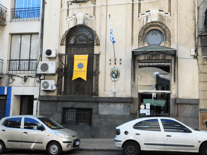 Fachada del AGN en el Día del Patrimonio