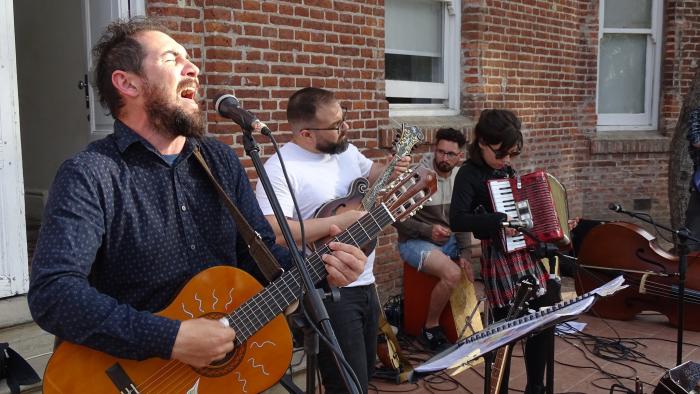 Homenaje a Darnauchans en Usina Cultural Peñarol