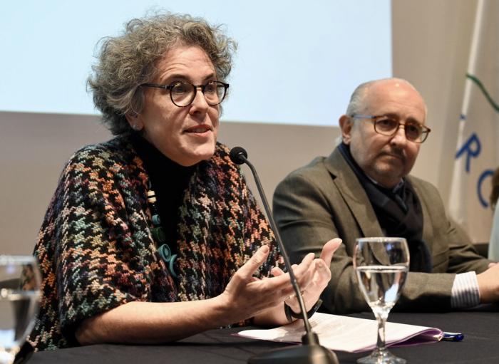 Mariana Wainstein en la presentación de los FIC.