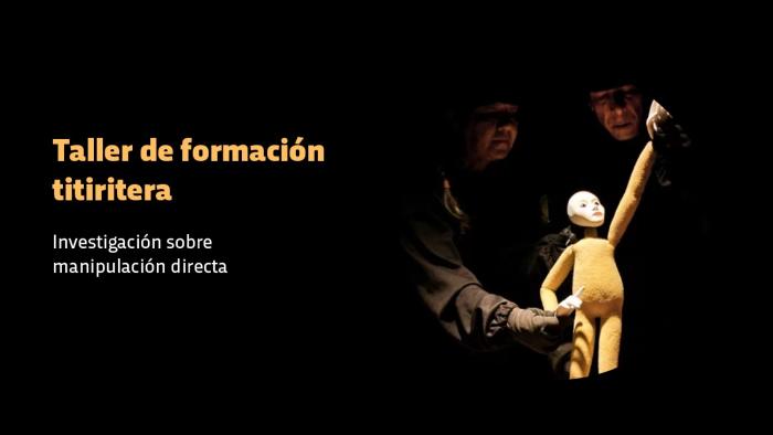 Taller de formación titiritera