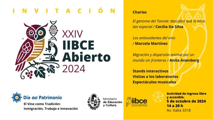 Invitación al IIBCE Abierto XXIV Invitación al IIBCE Abierto XXIV