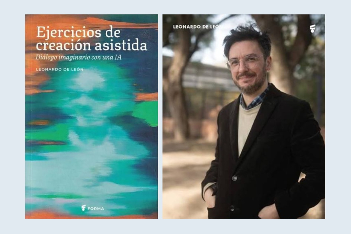 Leonardo de León Presentó su libro "Ejercicios de creación asistida. Diálogo imaginario con una IA"