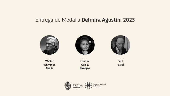 Medalla Delmira Agustini 2023