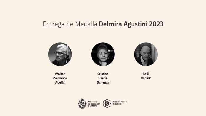 Medalla Delmira Agustini 2023 Medalla Delmira Agustini 2023