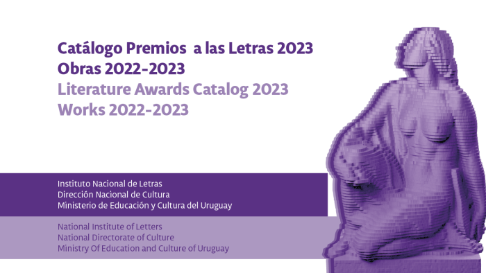Catálogo Premios a las Letras 2023