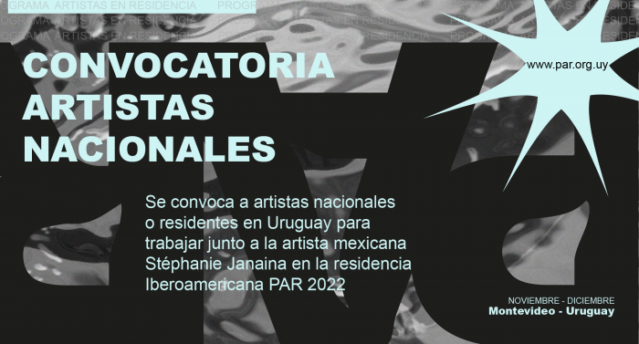 Convocatoria PAR 2022 a artistas nacionales