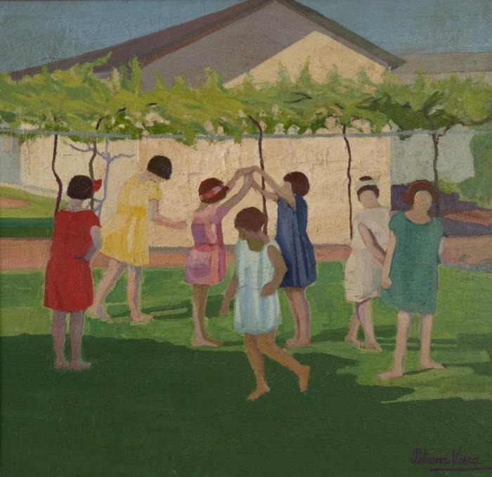 Recreo, obra de Petrona Viera (1924) Recreo, obra de Petrona Viera (1924)