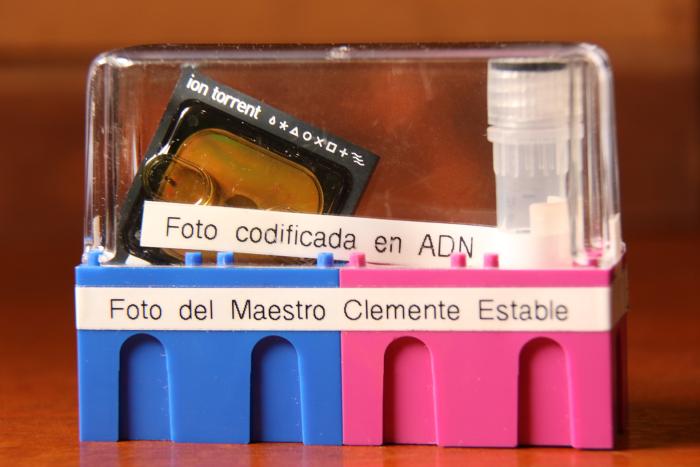 Foto guardada en ADN Foto guardada en ADN