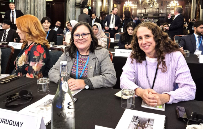 Subsecretaria Gabriela Verde participó en encuentros internacionales sobre innovación educativa. Gabriela Verde y Fiorella Haim