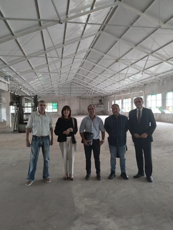 Representantes del MEC, MTOP y AGN en el Archivo Judicial Representantes en el Archivo Judicial