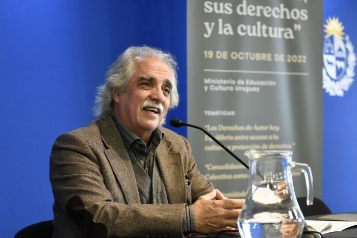 Ignacio Martínez, presidente del Consejo de Derechos de Autor, durante la apertura del evento.