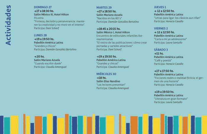 Actividades de nuestros autores