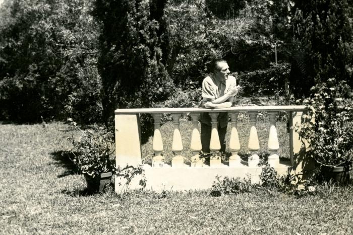 Enrique Amorim en el Chalet Las Nubes