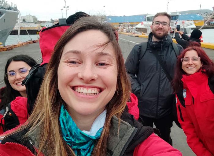 Josefina Vera y Melanie Rodríguez en Punta Arenas