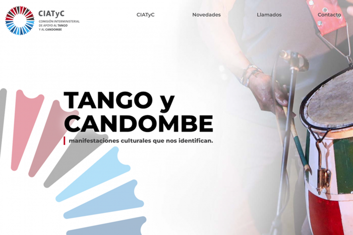 La Comisión Interministerial de Apoyo al Tango y Candombe (CIATyC) presentó sitio web.