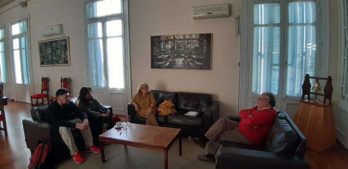 Personas durante reunión