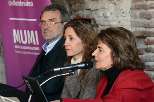  De izq. a der.: Héctor Florit, Irene Cabrera y Elena Pareja.
