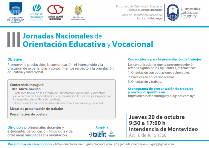 III Jornadas Nacionales de Orientación. III Jornadas Nacionales de Orientación.