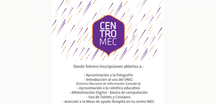 Afiche descriptivo de los talleres