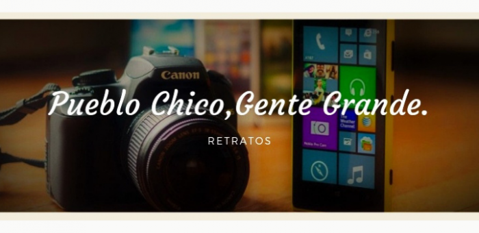 Afiche gráfico de Pueblo chico, gente grande