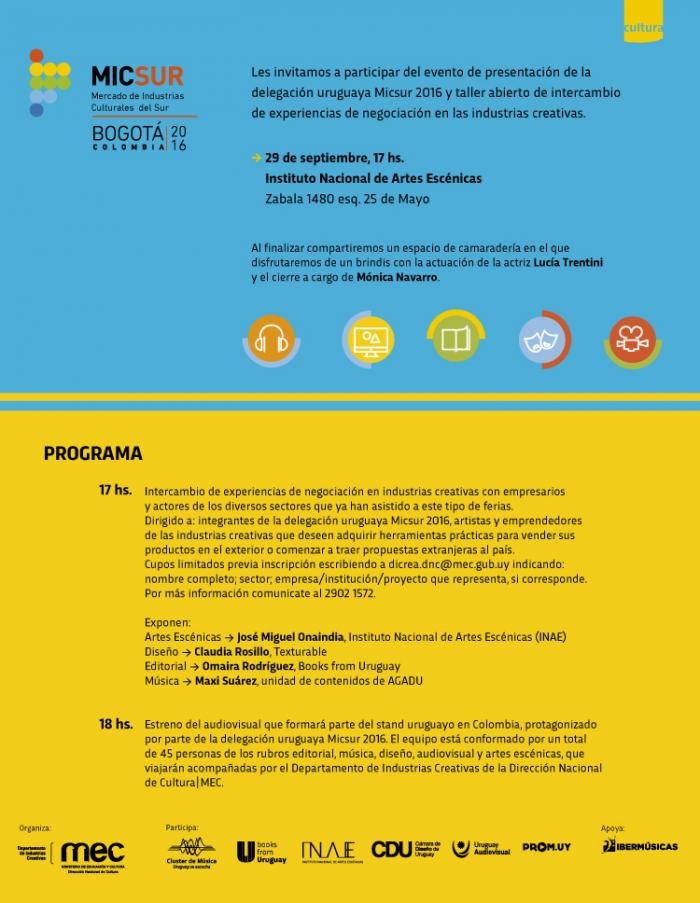 micsur2016-PresentaciónDelegación