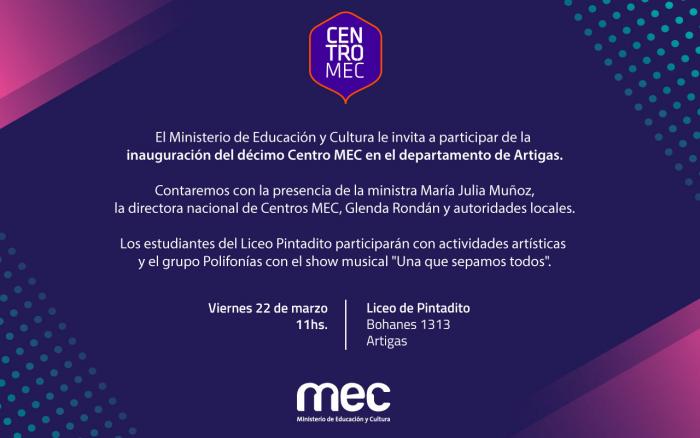 Placa de invitación
