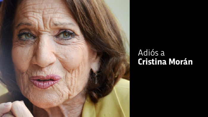 Adiós a Cristina Morán