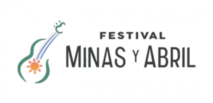 Logo de festival minas y abril