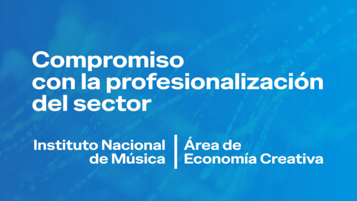 El Instituto Nacional de Música y el Área de Economía Creativa impulsaron la preparación profesional El Instituto Nacional de Música y el Área de Economía Creativa impulsaron la preparación profesional