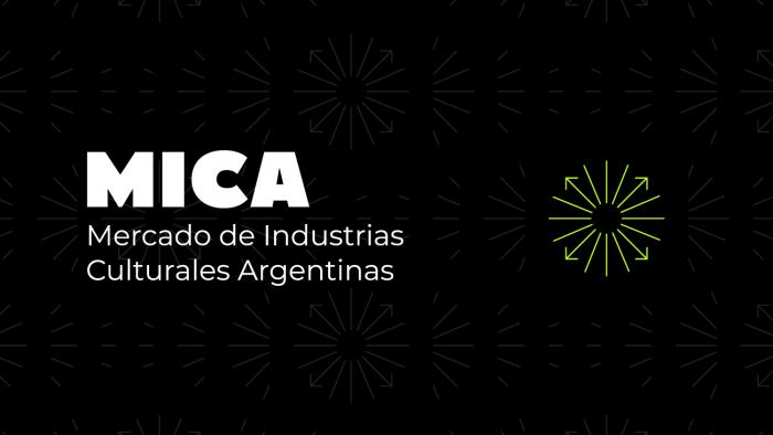MICA MICA, blanco sobre negro