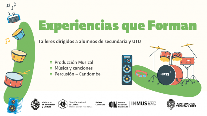 ¨Experiencias que forman¨ en Usina Cultural Treinta y Tres 