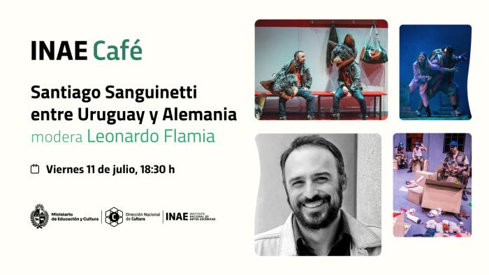 Santiago Sanguinetti en el INAE