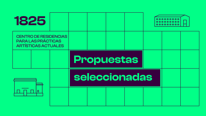 Artistas seleccionados para las residencias en 1825 – Centro de residencias para las prácticas artís