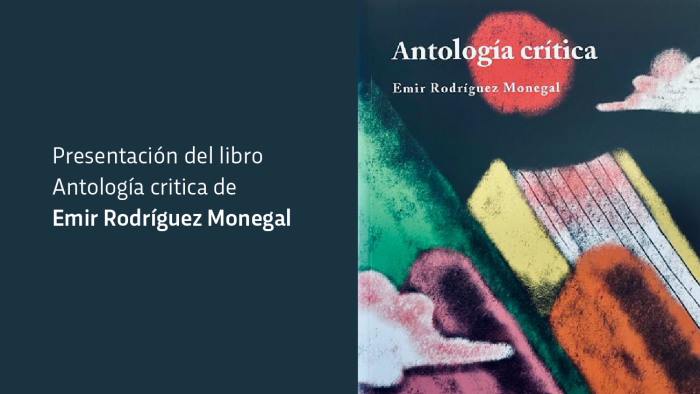 Libro Antología critica de Emir Rodríguez Monegal