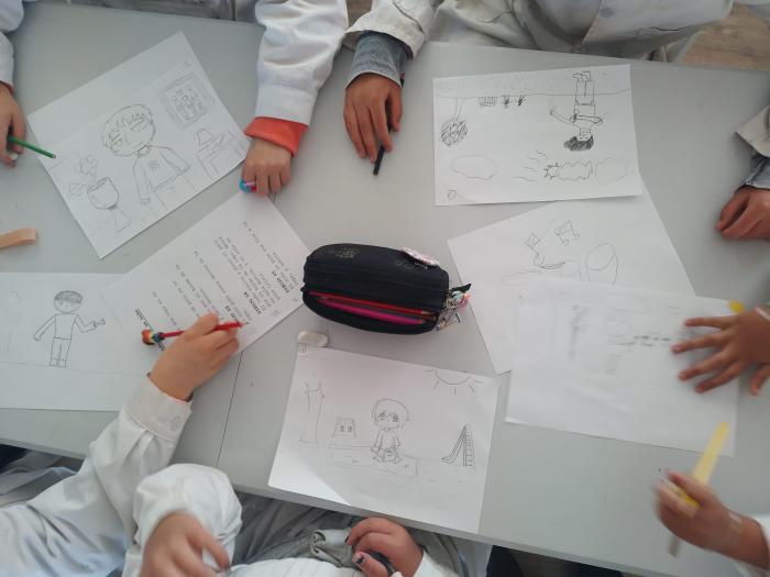 Taller infantil de creación de historietas en Canelones 