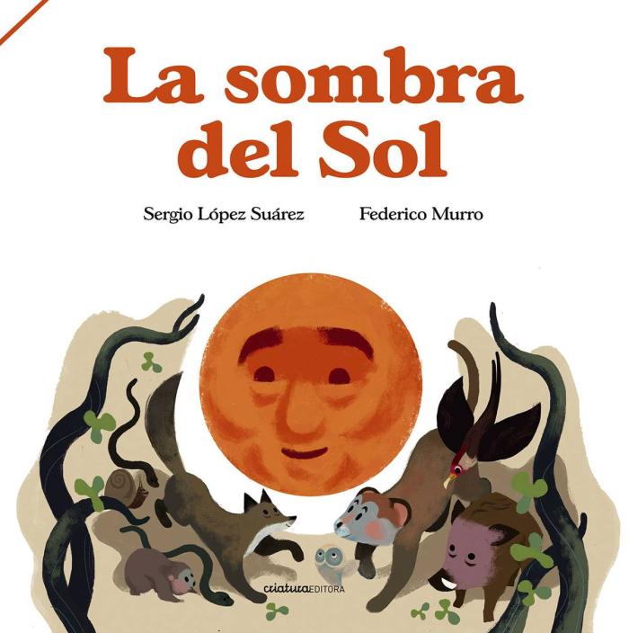 Portada del libro, La sombra del Sol. En la ilustraci&oacute
