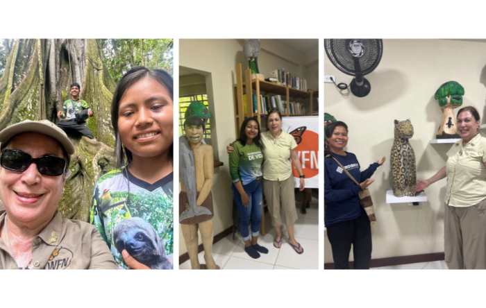 La investigadora Susana González durante la actividad en Amazonas La investigadora Susana González durante la actividad en Amazonas