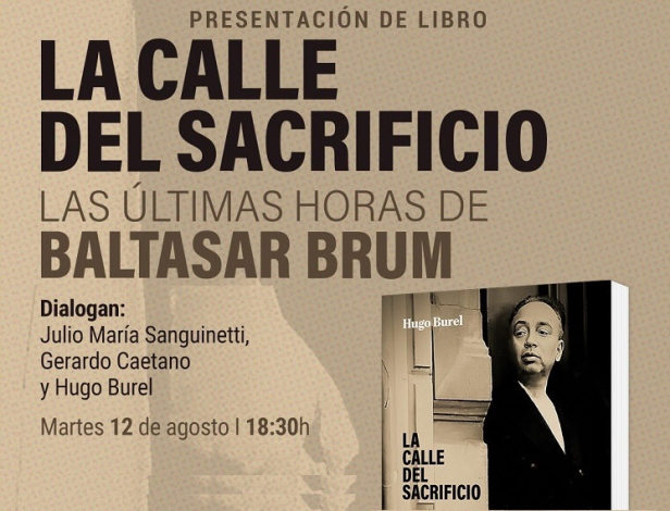 Presentación del libro “La calle del sacrificio” de Hugo Burel
