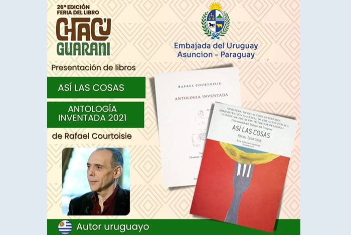 Rafael Courtoisie presentó “Antología Inventada” en Asunción del Paraguay