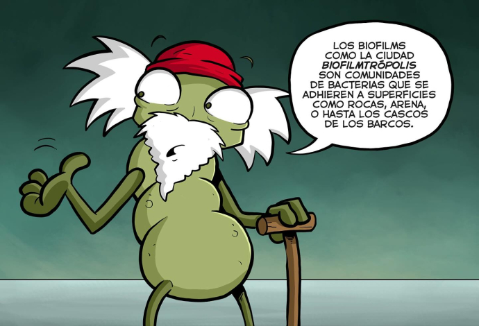 Los personajes de comicbacterias en Uruguay SUB200