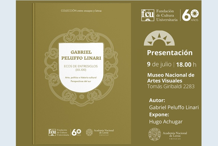 Gabriel Peluffo Linari presenta su libro “Ecos de entresiglos (XX-XXI)”