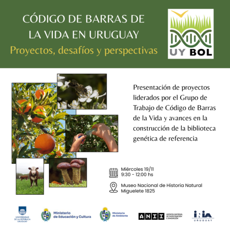 Imagen de difusión de la actividad de cierre del proyecto Usina de Códigos de Barra de la Vida