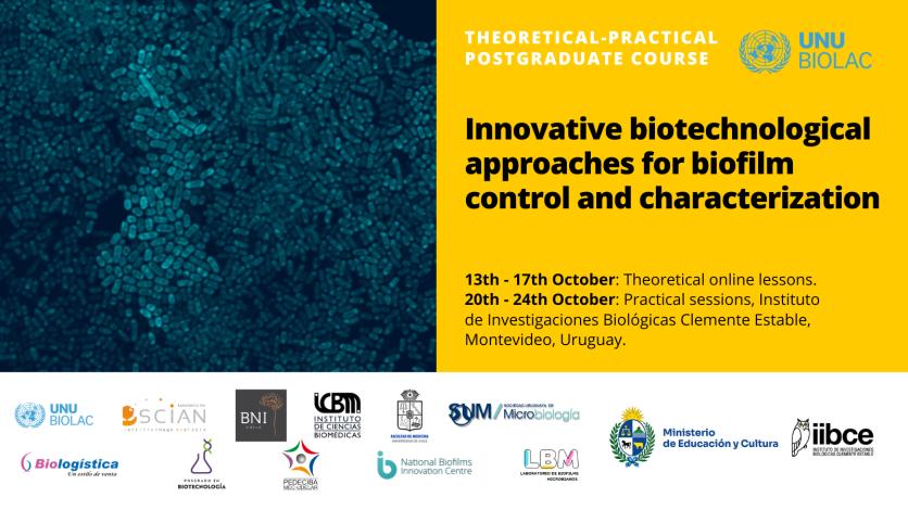 Curso Innovative biotechnological approaches for biofilm control and characterization