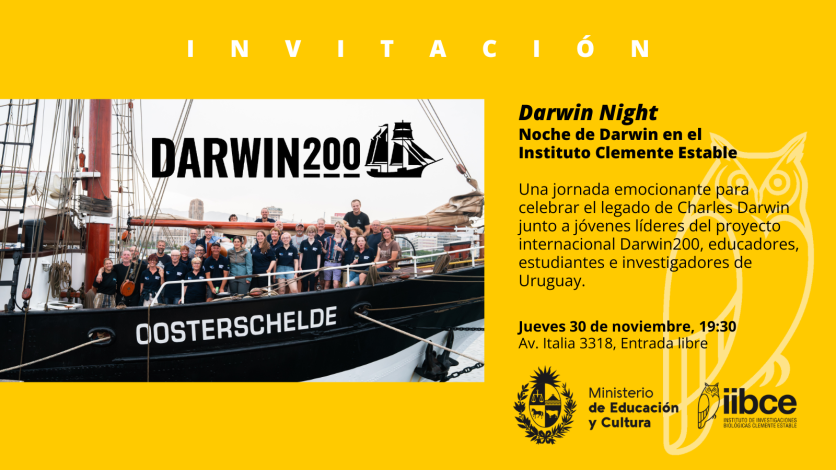 Invitación a la Noche de Darwin