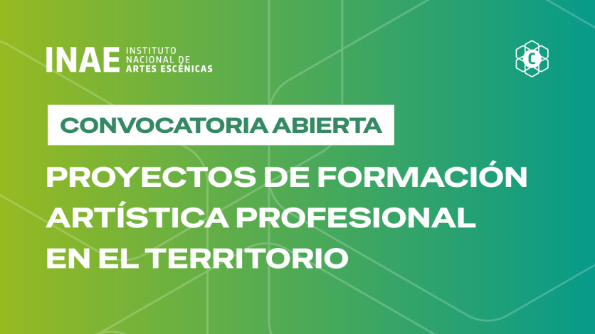 Convocatoria a Proyectos de formación artística profesional en el territorio. INAE